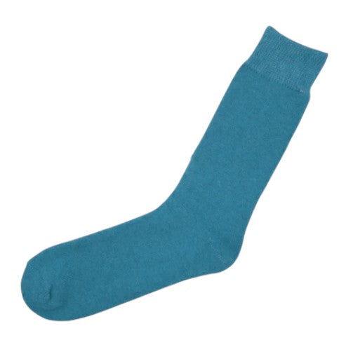 blue sock on a white background