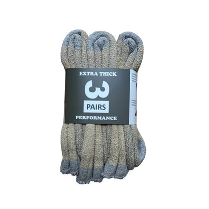 The Trekker Insulates Wool Blend Work Socks- 1 Dozen