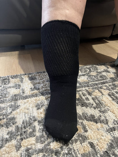 bamboo extra wide socks