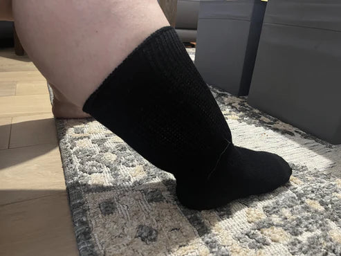 bamboo extra wide socks