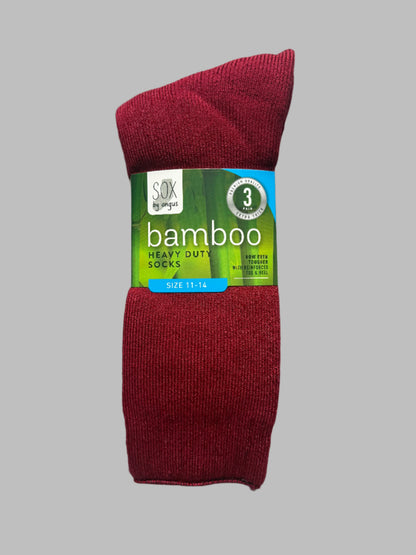 Bamboo Heavy Duty 3 Pair Pack
