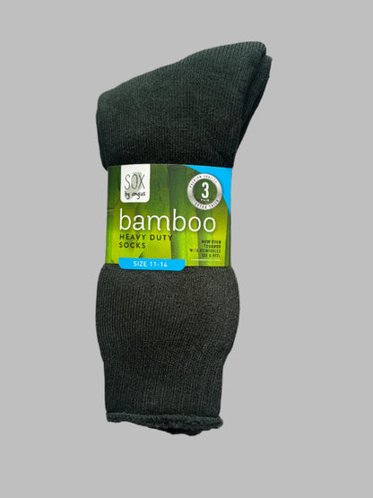 Bamboo Heavy Duty 3 Pair Pack