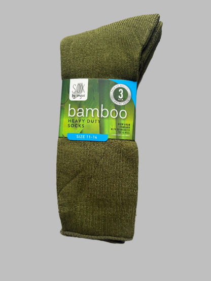 Bamboo Heavy Duty 3 Pair Pack