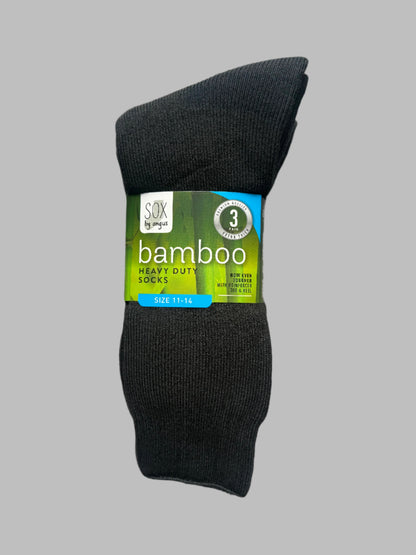 Bamboo Heavy Duty 3 Pair Pack