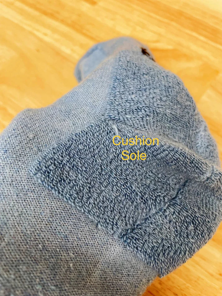 Angora Wool Blend Cushion Sole Loose Top Socks