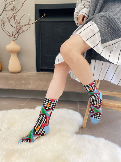 Bamboo Digital Printing Novelty Socks