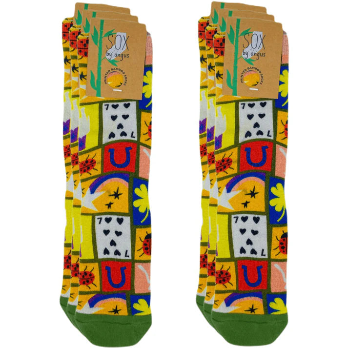 Bamboo Digital Printing Novelty Socks