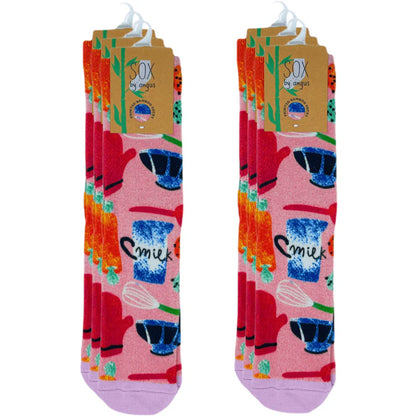 Bamboo Digital Printing Novelty Socks