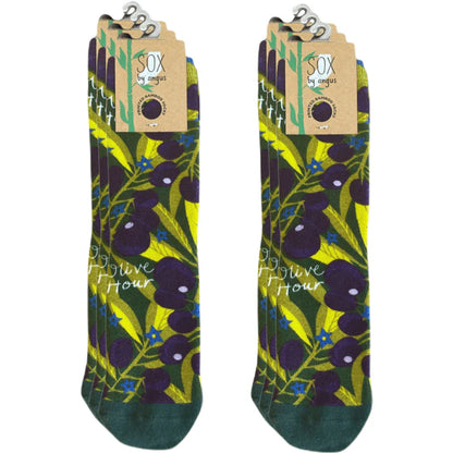 Bamboo Digital Printing Novelty Socks