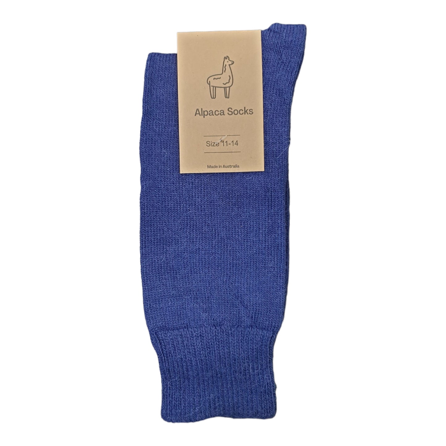 Alpaca Mid Weight Socks 11-14 Navy