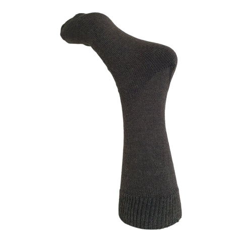 Alpaca Mid Weight Socks 11-14 Grey