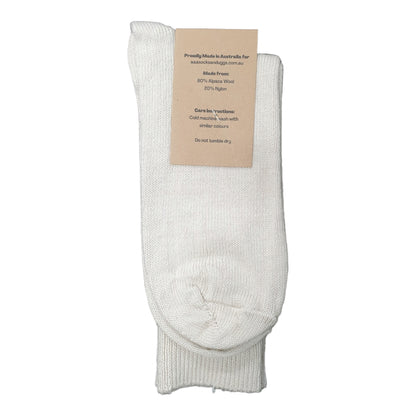 Alpaca Mid weight Socks 6-11 Beige