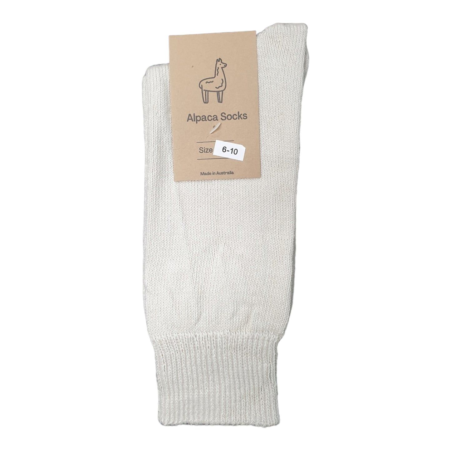 Alpaca Mid weight Socks 6-11 Beige