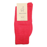 Alpaca Mid Weight Socks 3-8 Red