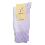 Alpaca Mid Weight Socks 3-8 Lilac