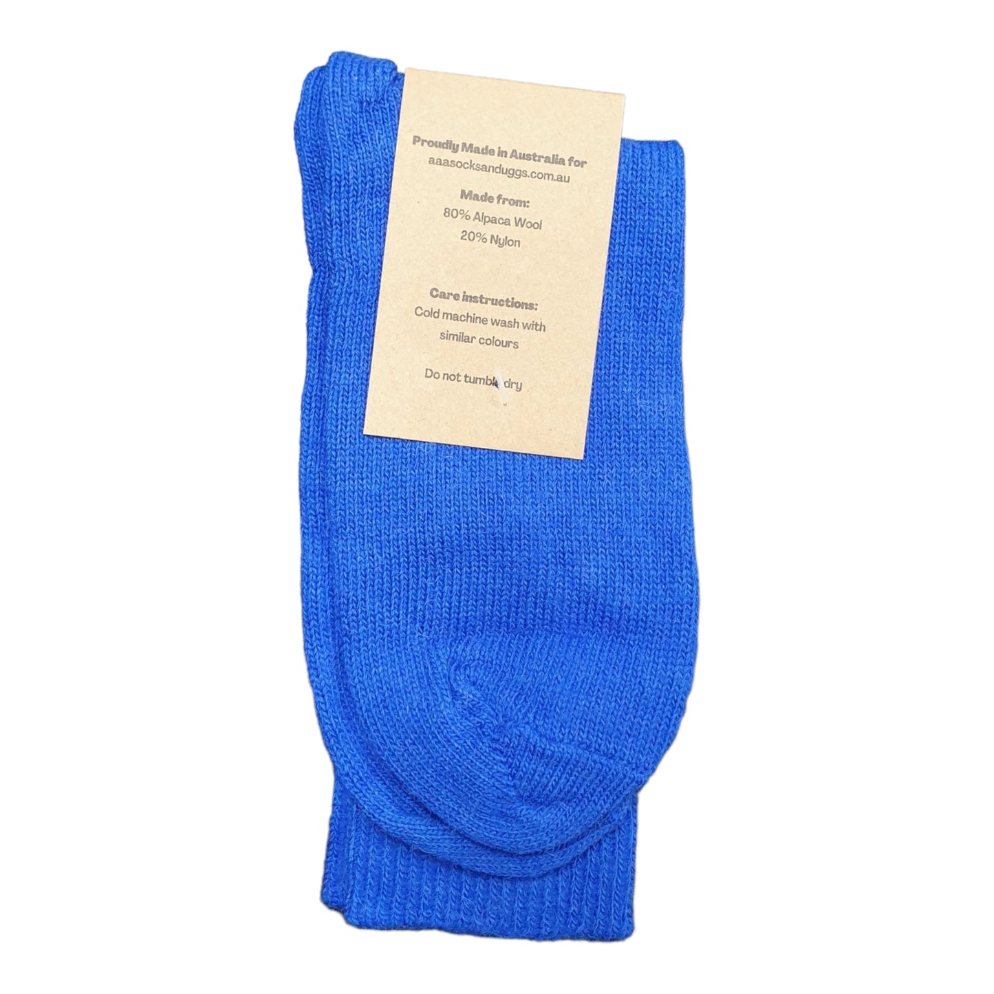 Alpaca Mid Weight Socks 3-8 Royal Blue