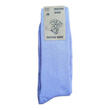 Merino Wool Fine Knit Dress Socks // 6-11 Lilac