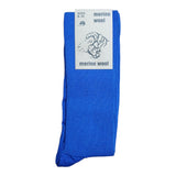 Merino Wool Fine Knit Dress Socks // 6-11 Royal