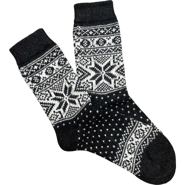 Snowflake EU Wool Socks