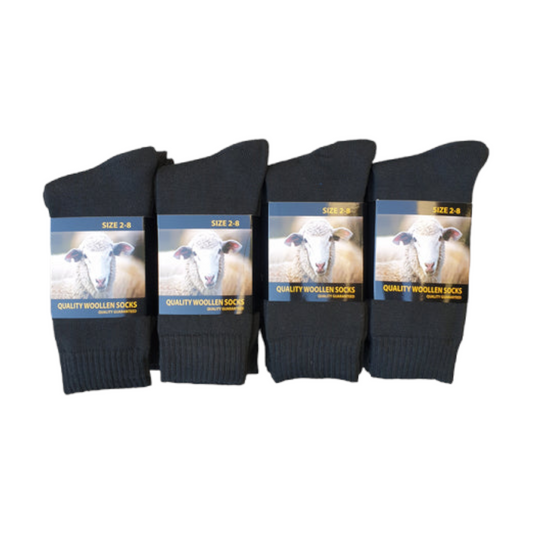 Mid Weight Wool Socks 1 Dozen