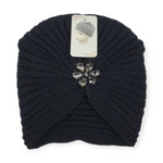 Knitted Style Beanie Black