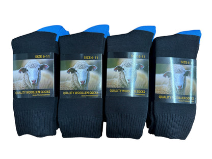 Mid Weight Wool Socks 1 Dozen
