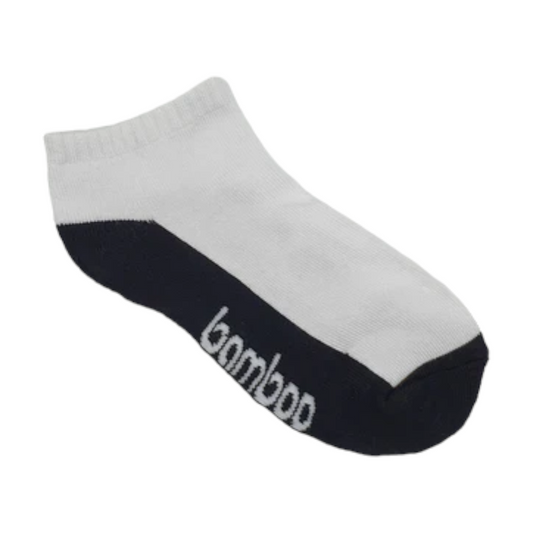 Kids Bamboo Cushion Foot 9-12 Black Foot