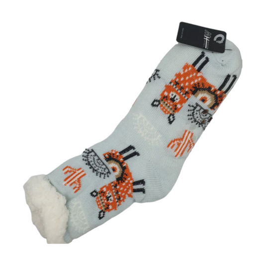 Sherpa Lined Slipper Sock