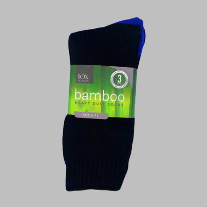 Bamboo Heavy Duty 3 Pair Pack