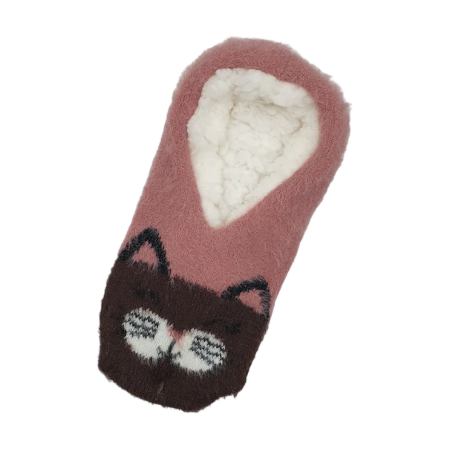 Sherpa Home Socks - Animal Face