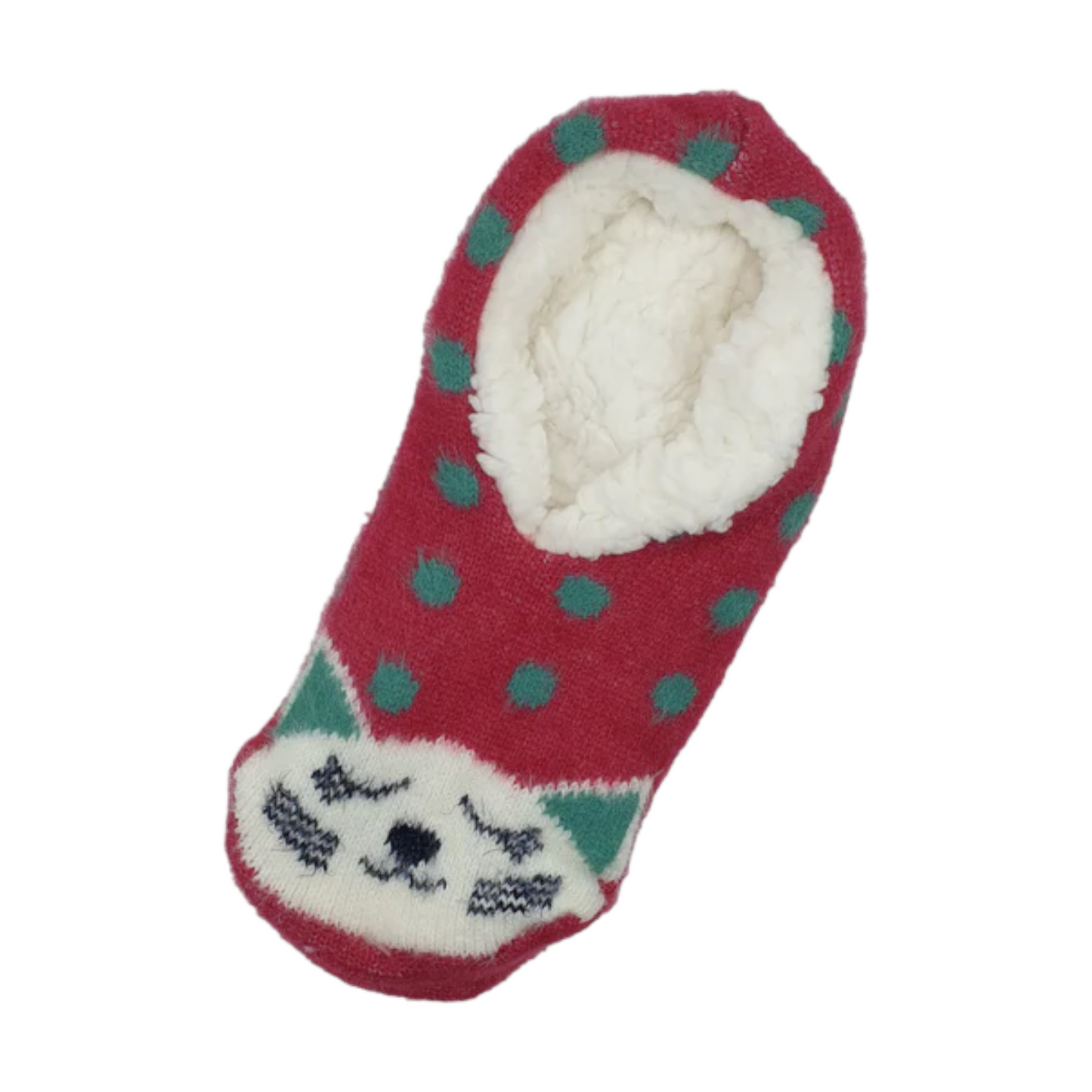 Sherpa Home Socks - Animal Face