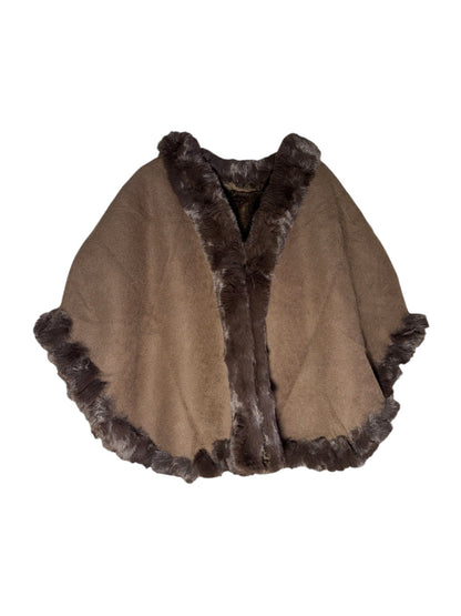 Luxe Faux Fur Poncho