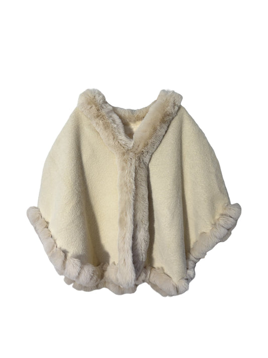 Luxe Faux Fur Poncho
