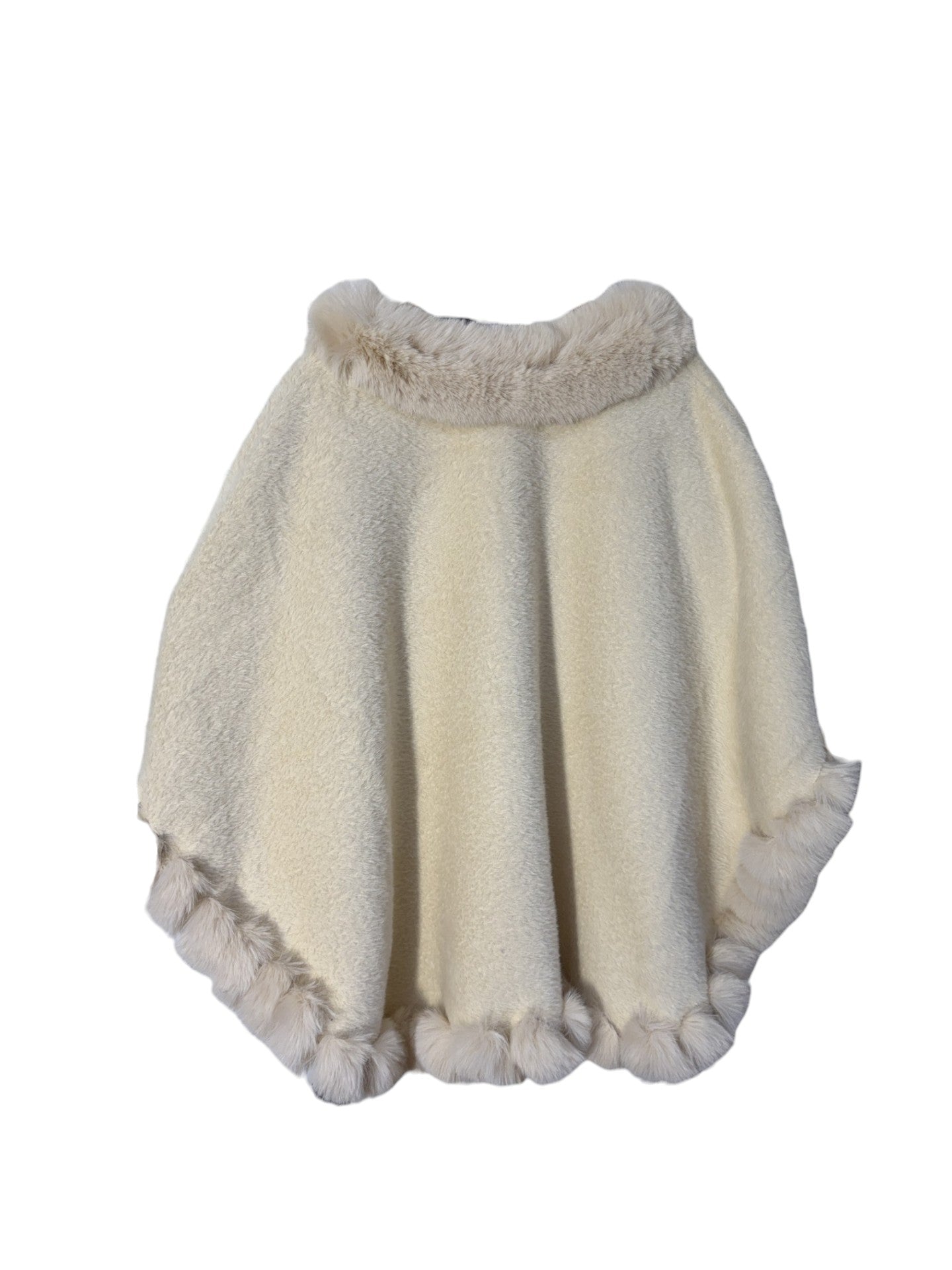 Luxe Faux Fur Poncho