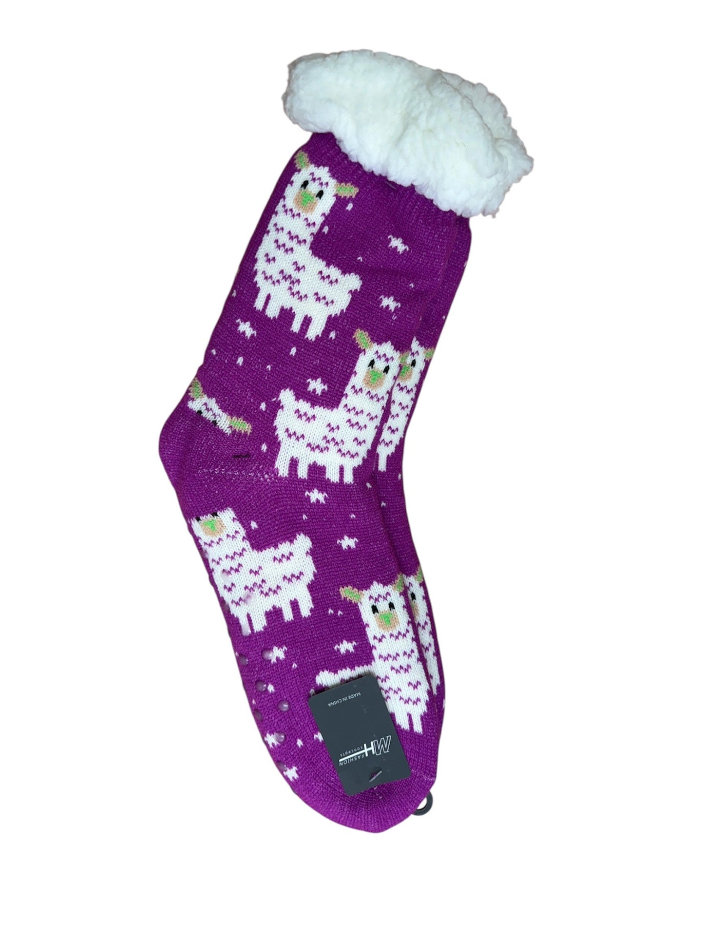 Sherpa Lined Slipper Sock