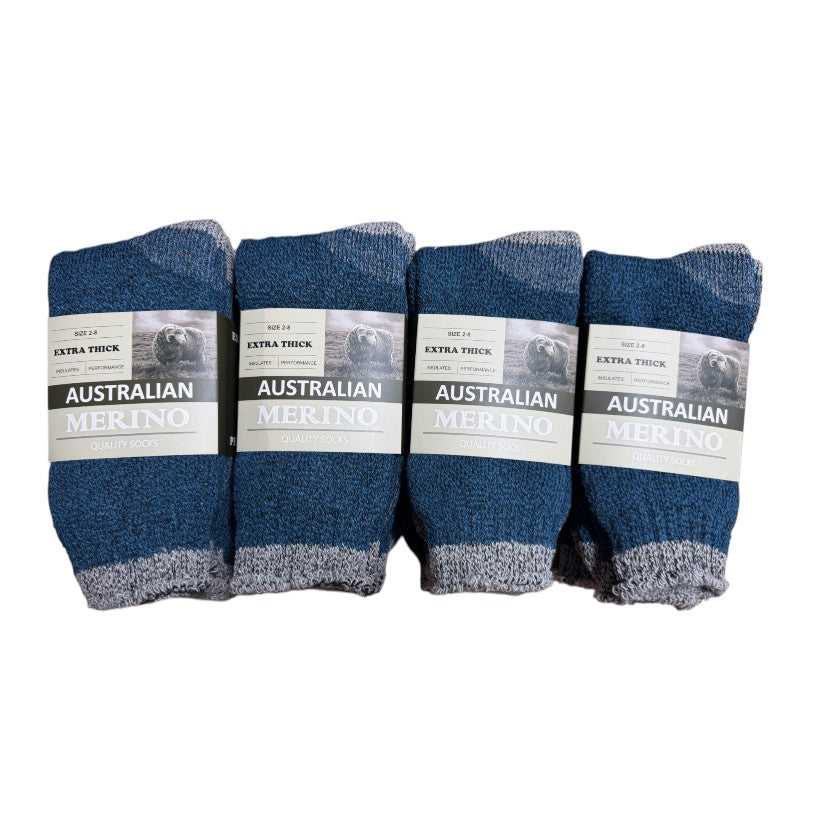 The Trekker Insulates Wool Blend Work Socks- 1 Dozen