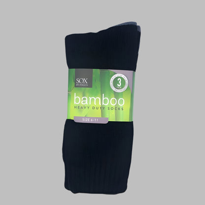 Bamboo Heavy Duty 3 Pair Pack