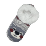 Sherpa Home Socks - Bear Face