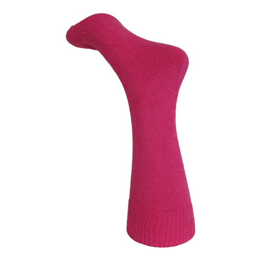 Alpaca Mid Weight Socks 3-8 Hot Pink