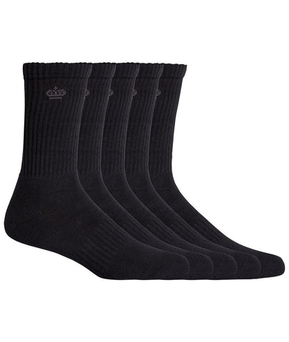 KingGee Cotton Crew Work Socks 5 Pack // 7-12