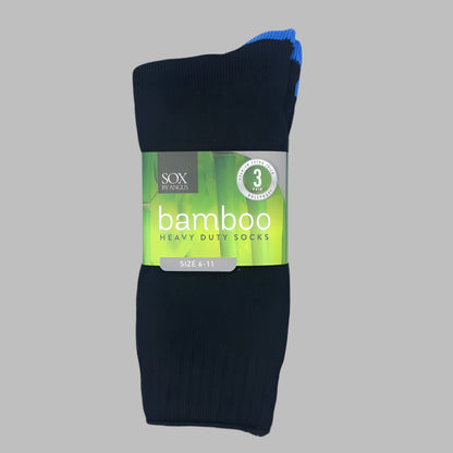 Bamboo Heavy Duty 3 Pair Pack