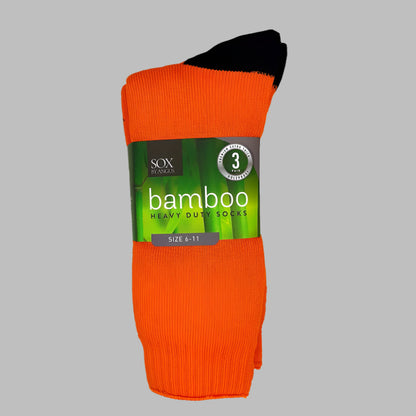 Bamboo Heavy Duty 3 Pair Pack