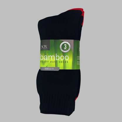 Bamboo Heavy Duty 3 Pair Pack