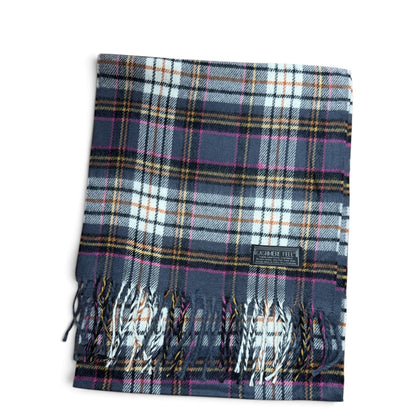 Cashmere Feel Multi-Colour Check Scarf