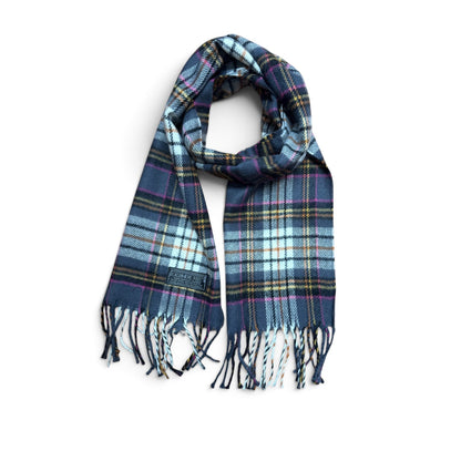 Cashmere Feel Multi-Colour Check Scarf