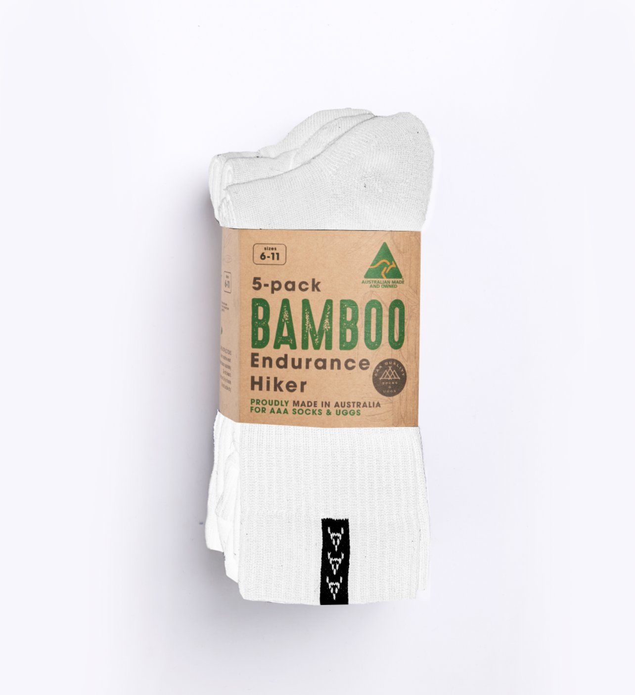 AAA Bamboo 5pk Endurance Hiker - Australian Made