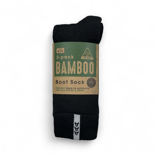 AAA Bamboo 3pk Boot Sock - Australian Made
