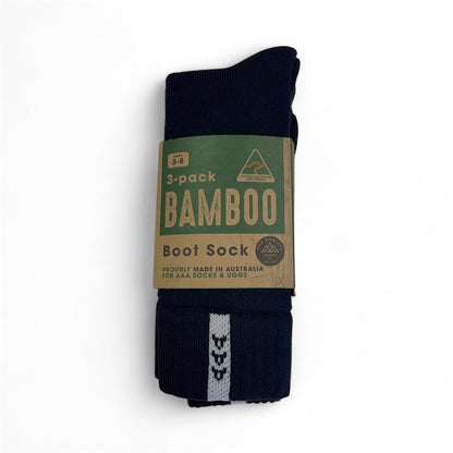 AAA Bamboo 3pk Boot Sock  Dozen Pack - Australian Made