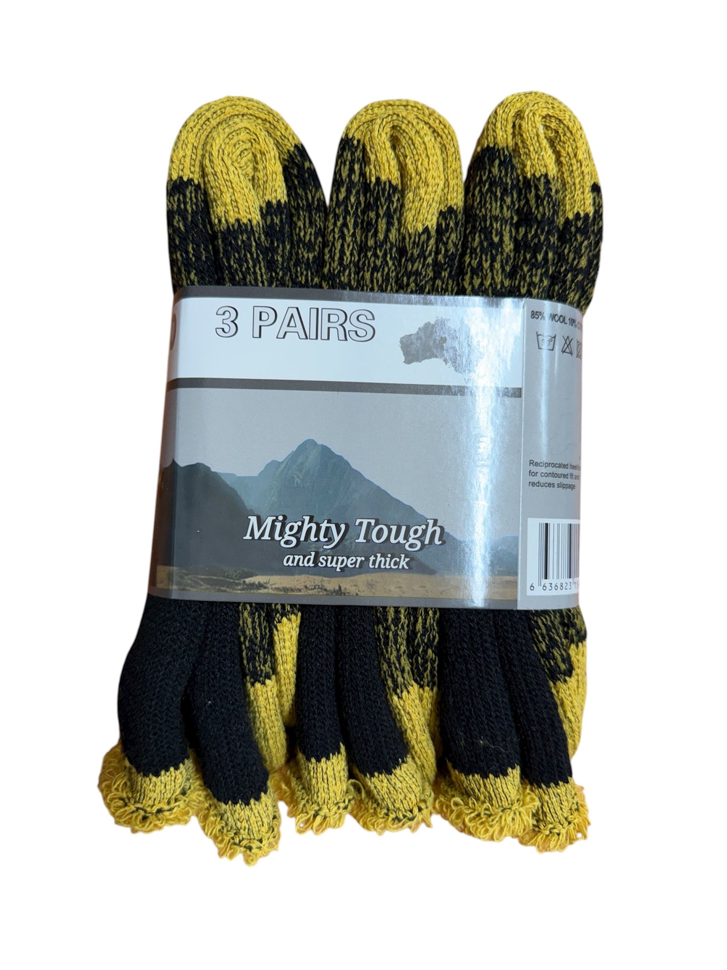 Mighty Tough Work Socks 3 Pair Pack