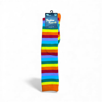 Fashion Knee high Rainbow Socks 2-8
